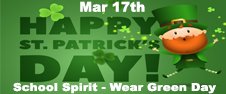 Saint Patrick\'s Day - School Spirit - Wear Green